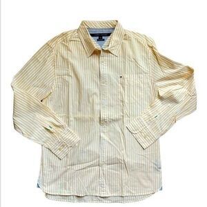 Tommy Hilfiger button down casual classic long sleeve shirt for men